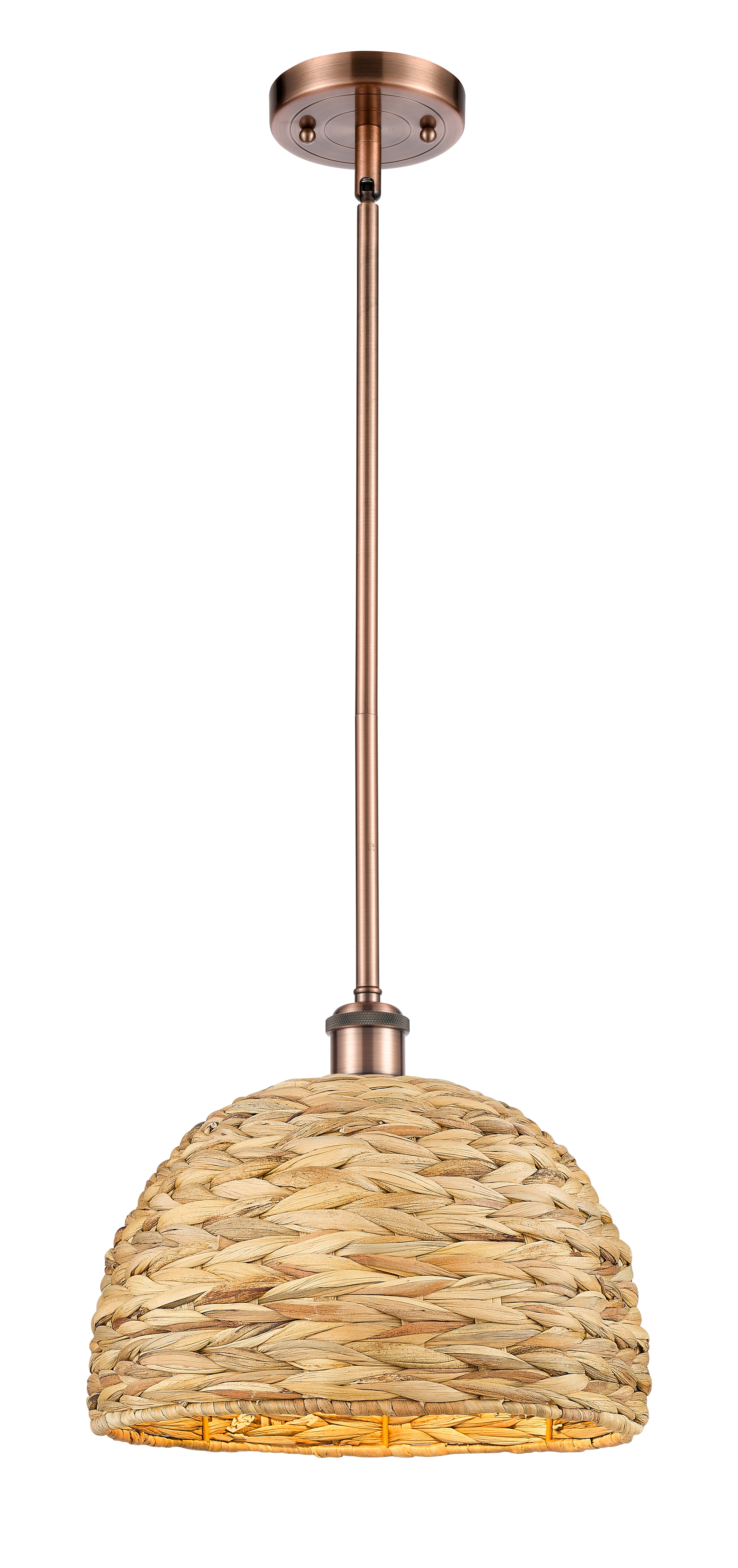 Ballston Mini Pendant Antique Brass Finish