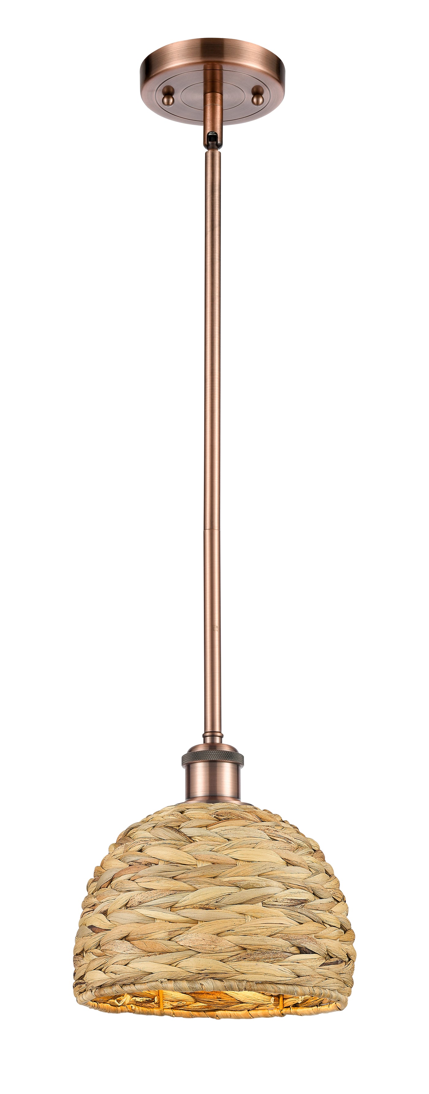 Ballston Mini Pendant Antique Brass Finish