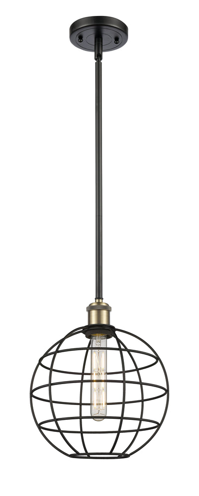 Ballston Mini Pendant Antique Brass 10 Inch