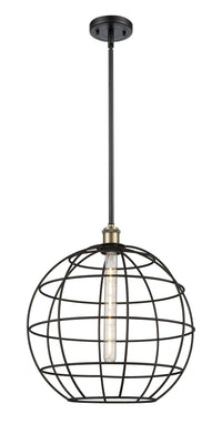 Ballston Mini Pendant Antique Brass Finish