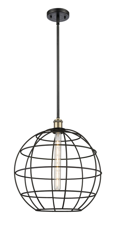 Ballston Mini Pendant Antique Brass Finish