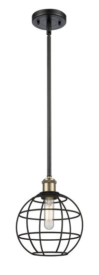 Ballston Mini Pendant Antique Brass 8 Inch
