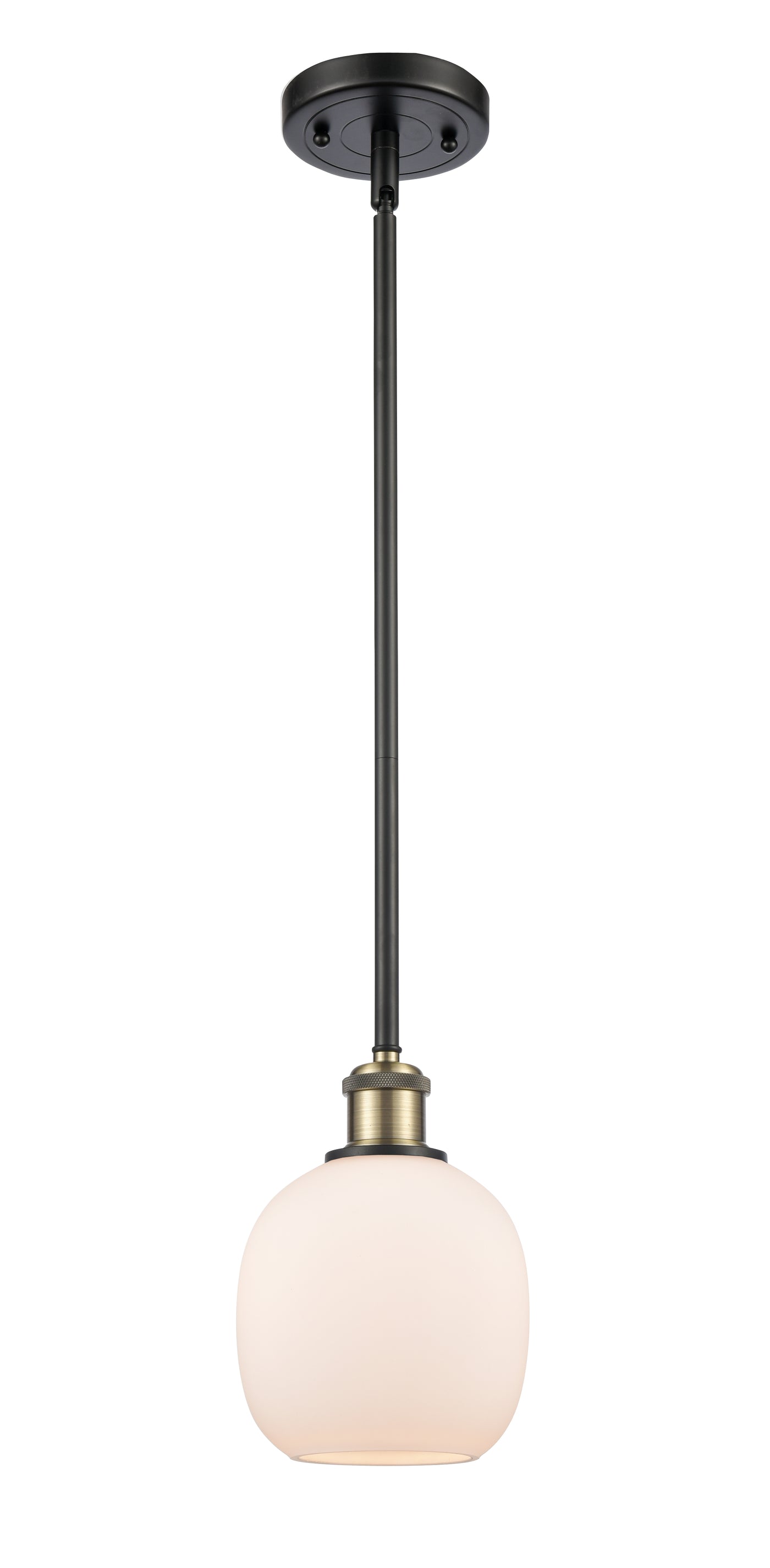 Ballston Mini Pendant Antique Brass Finish