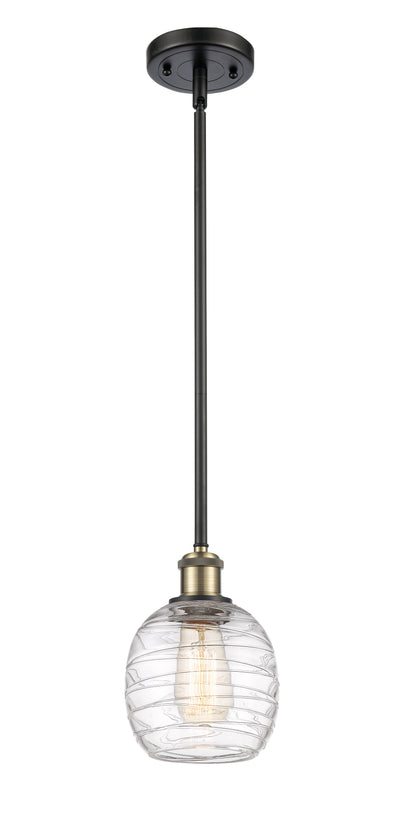 Ballston Mini Pendant Antique Brass Finish