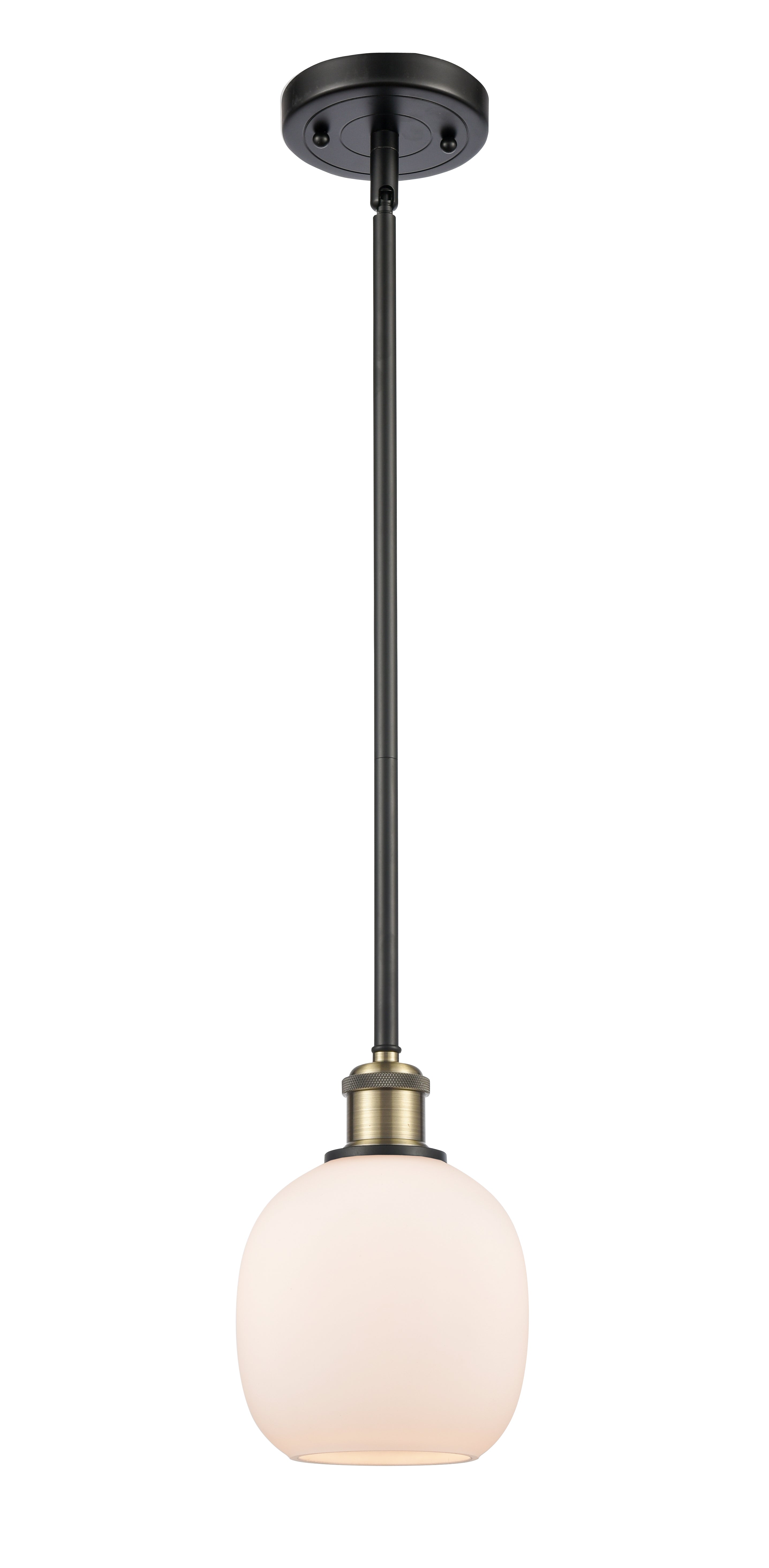 Ballston Mini Pendant Antique Brass Finish