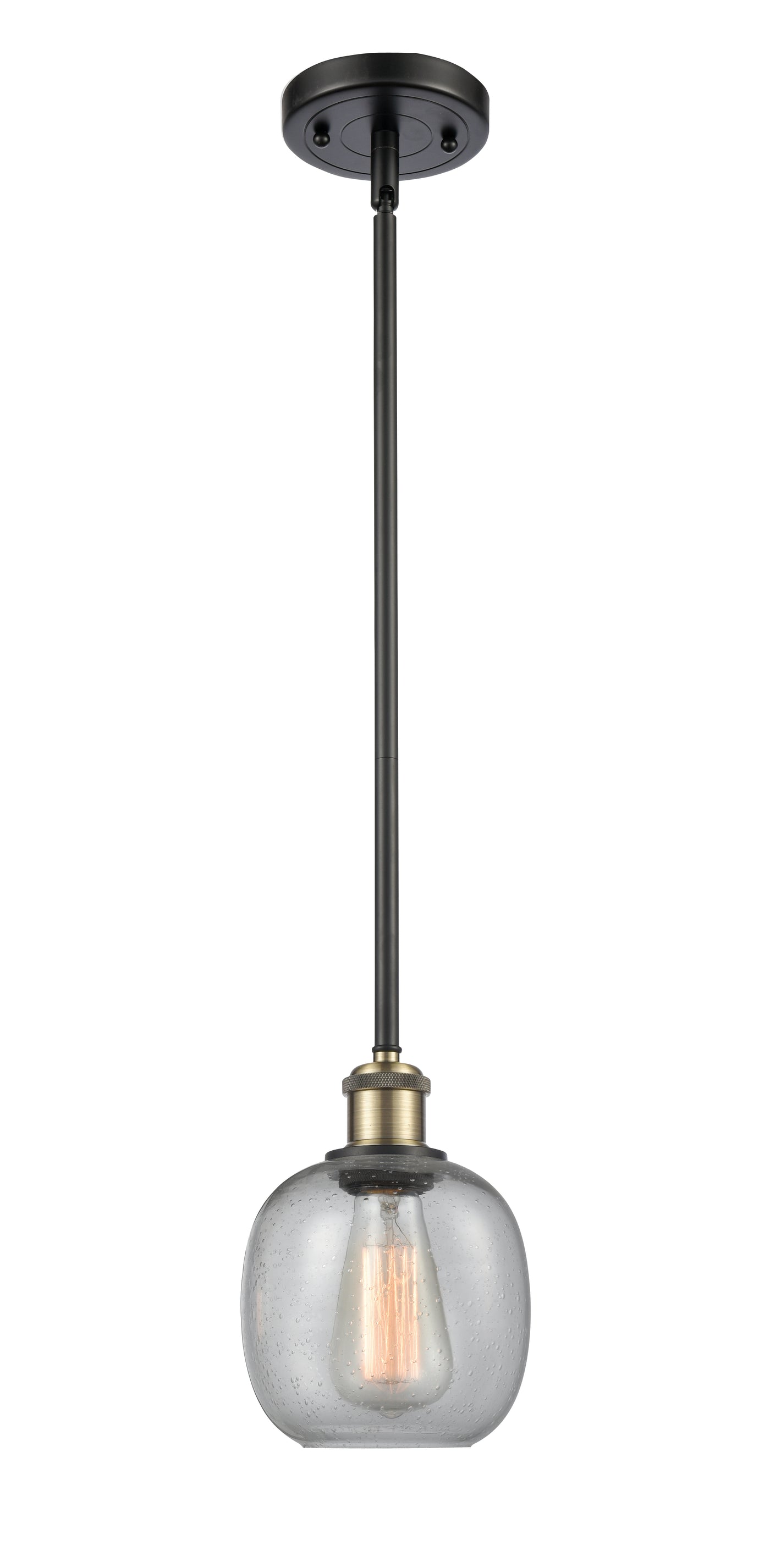 Ballston Mini Pendant Antique Brass Finish