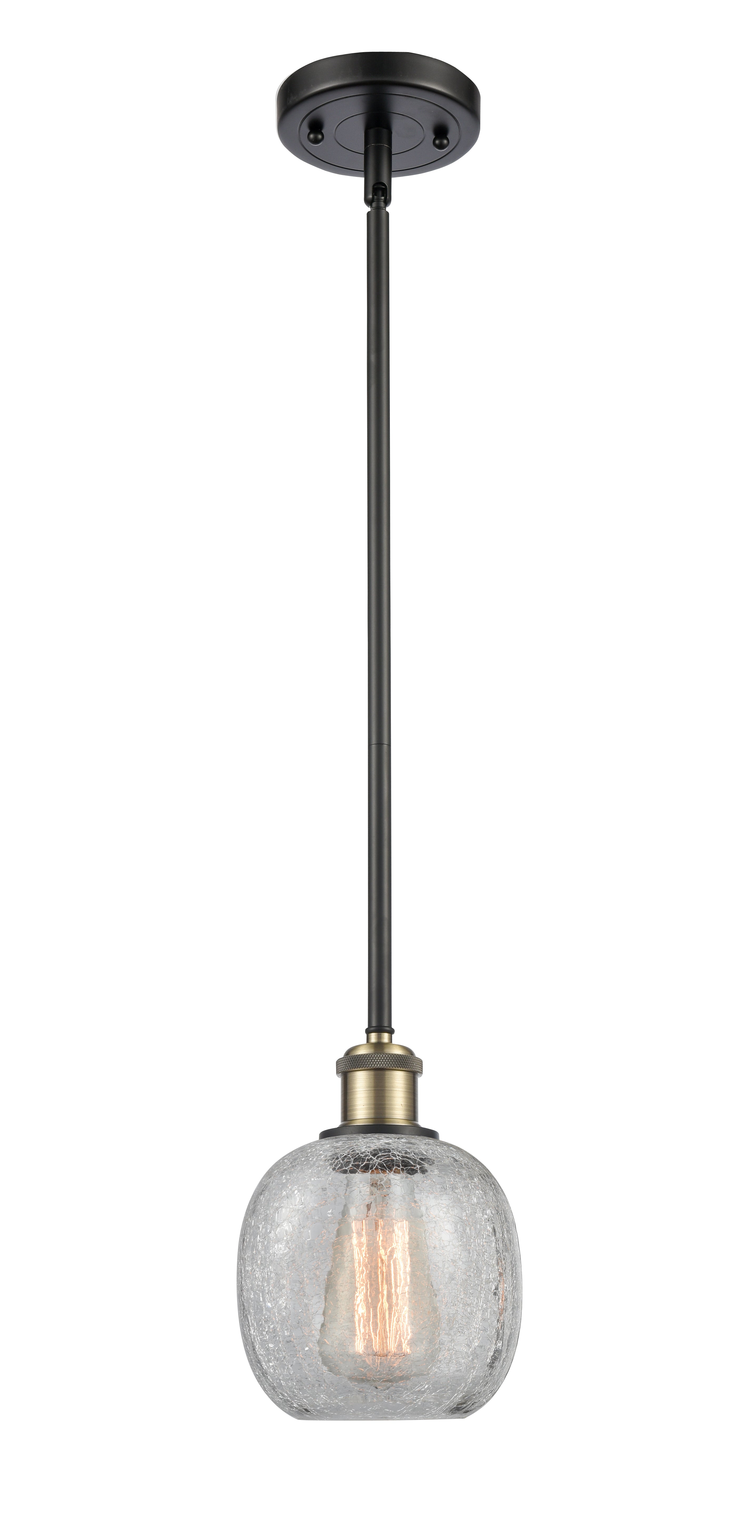 Ballston Mini Pendant Antique Brass Finish
