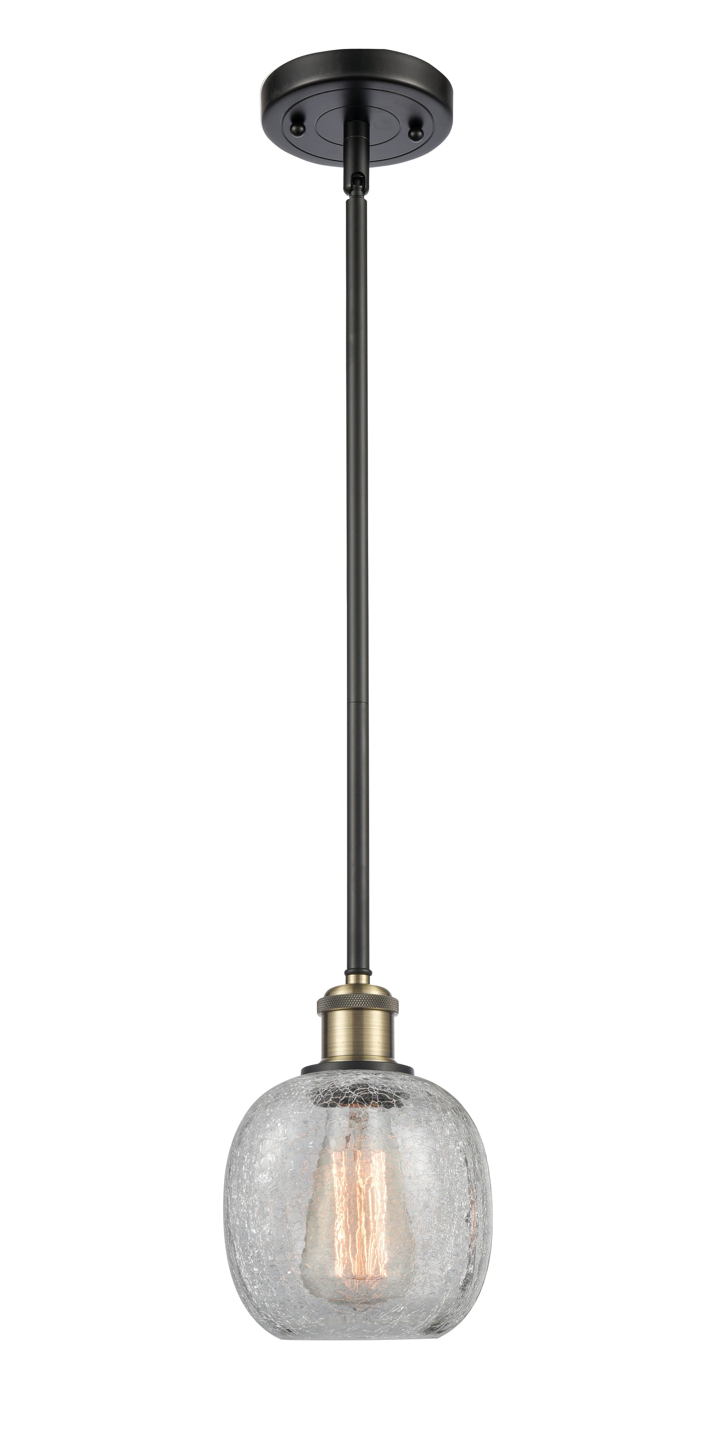 Ballston Mini Pendant Antique Brass Finish