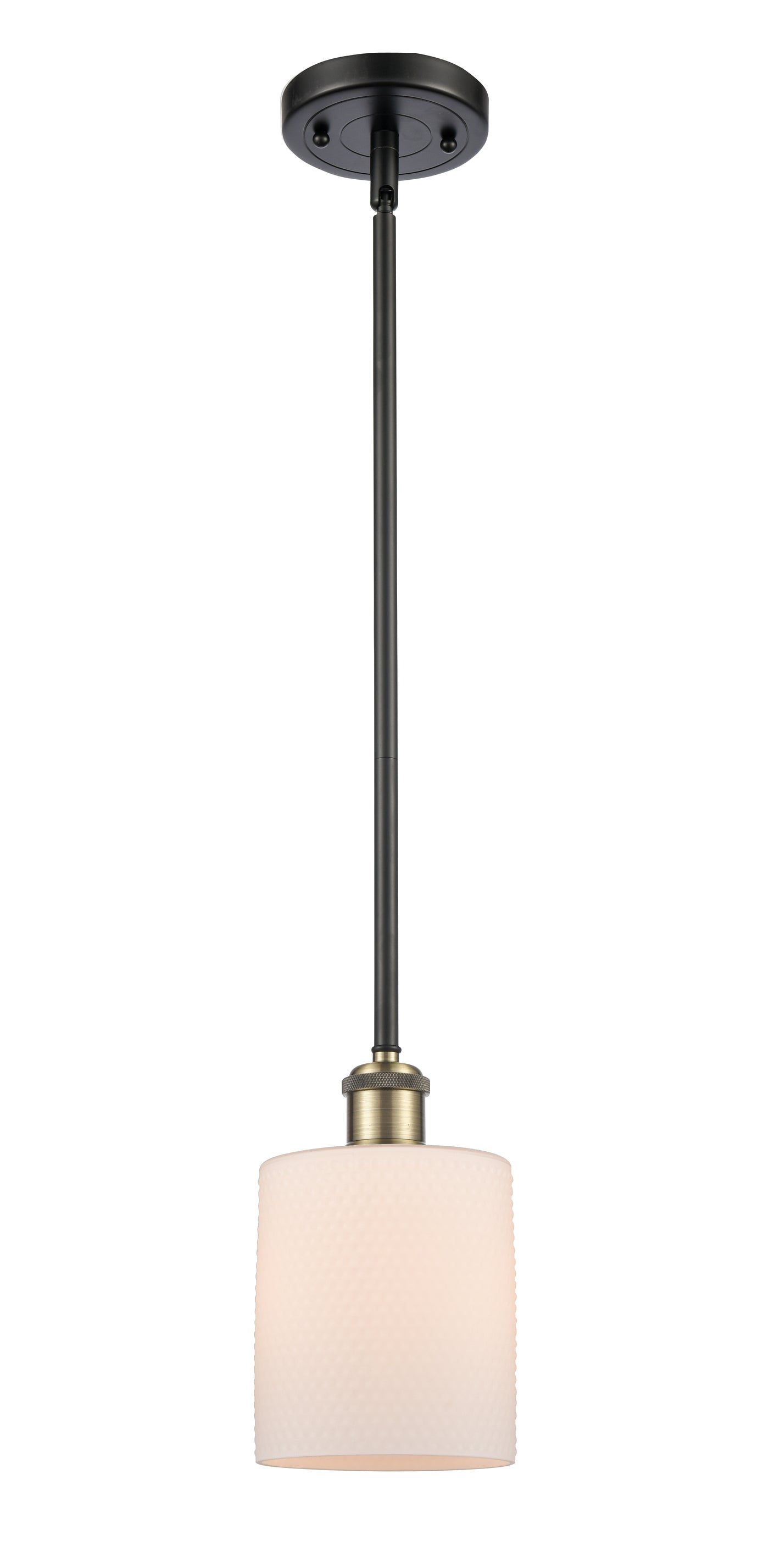Ballston Mini Pendant 5 Inch Antique Brass