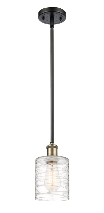 Ballston Mini Pendant Antique Brass Finish