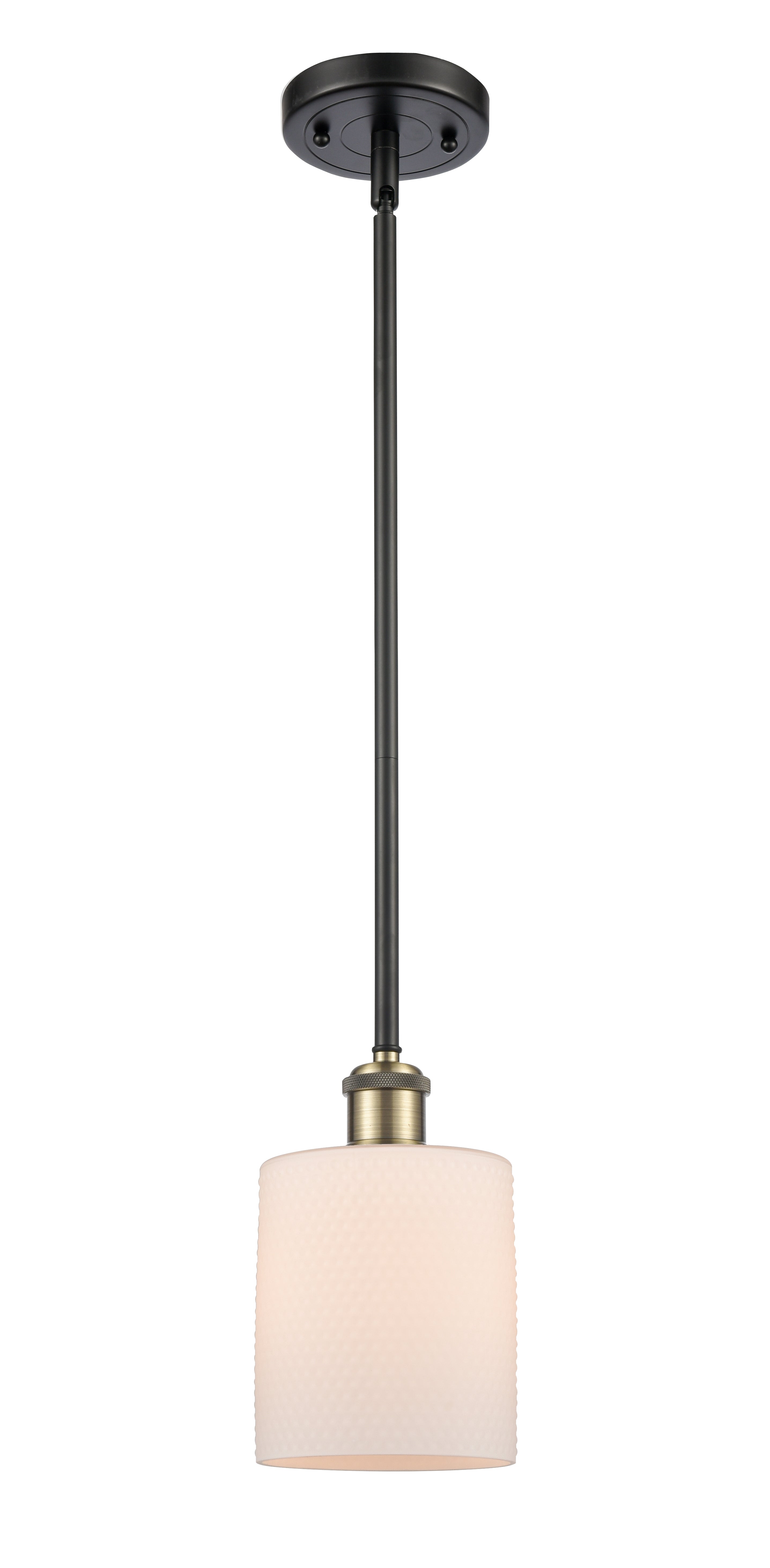 Ballston Mini Pendant Antique Brass Finish
