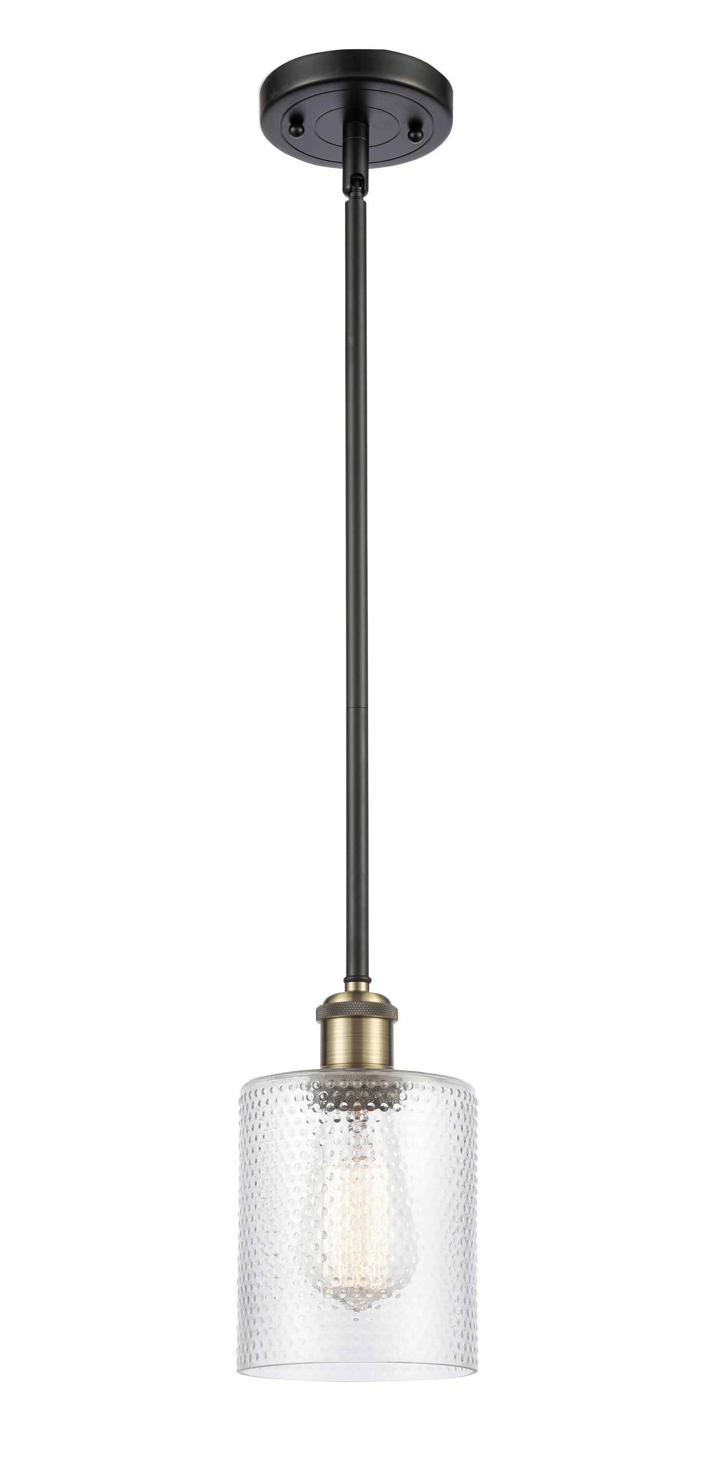Ballston Mini Pendant 5 Inch Antique Brass
