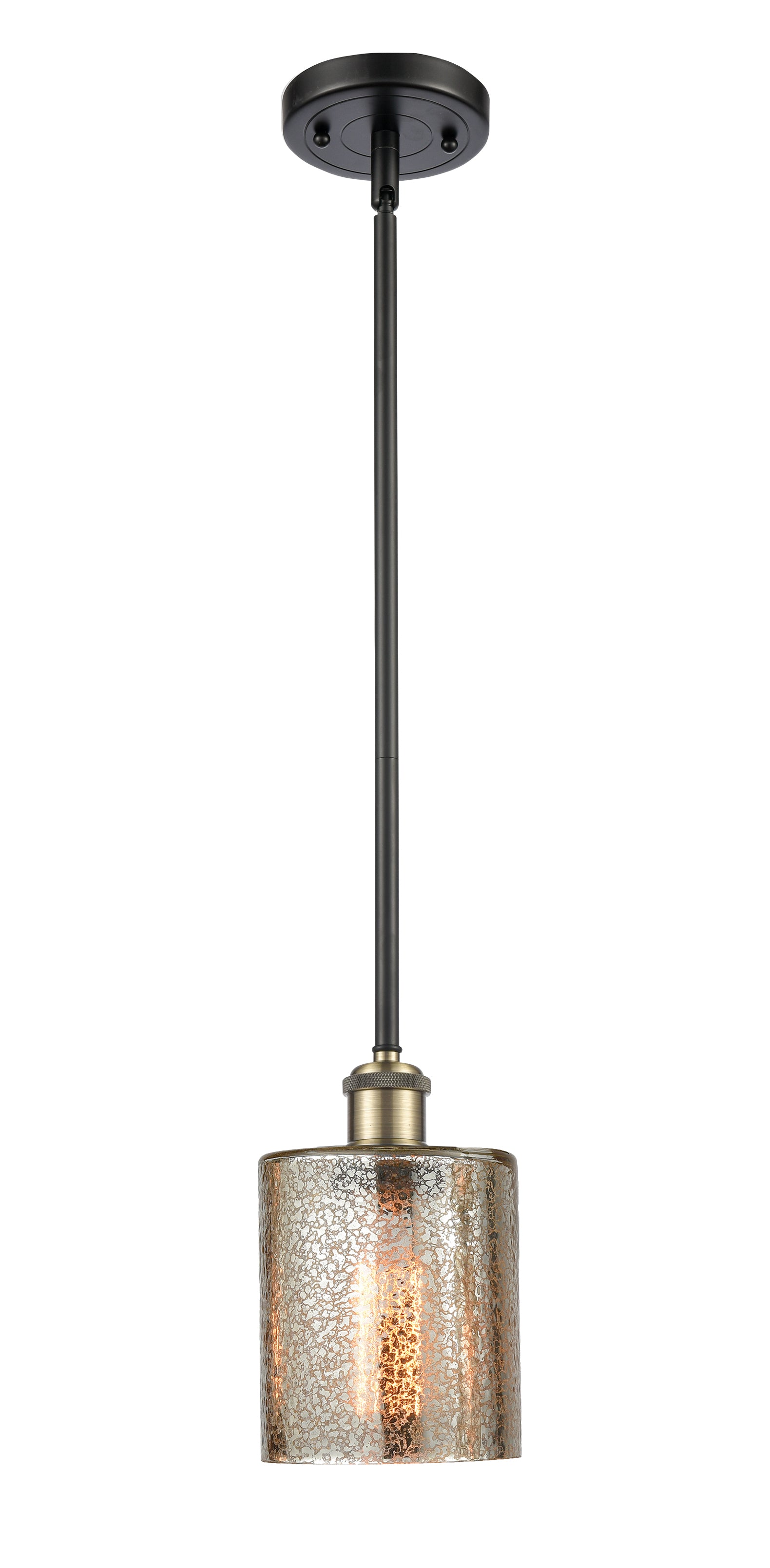 Ballston Mini Pendant 5 Inch Antique Brass
