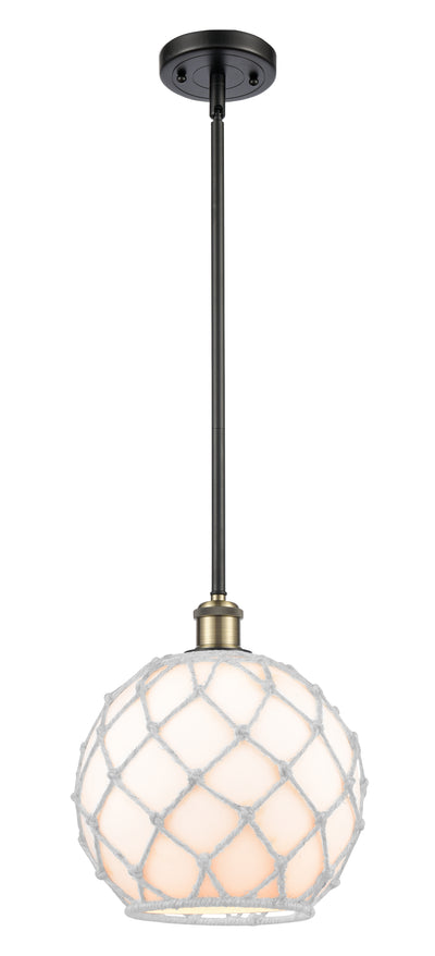 Ballston Mini Pendant Antique Brass Finish