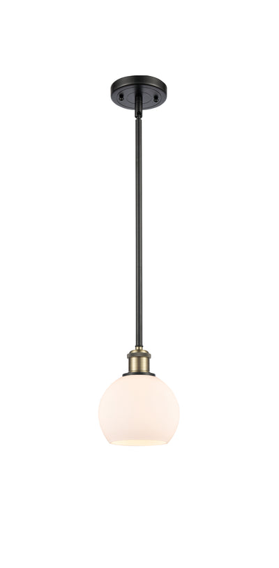 Ballston Mini Pendant Antique Brass Finish