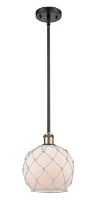 Ballston Mini Pendant Antique Brass Finish
