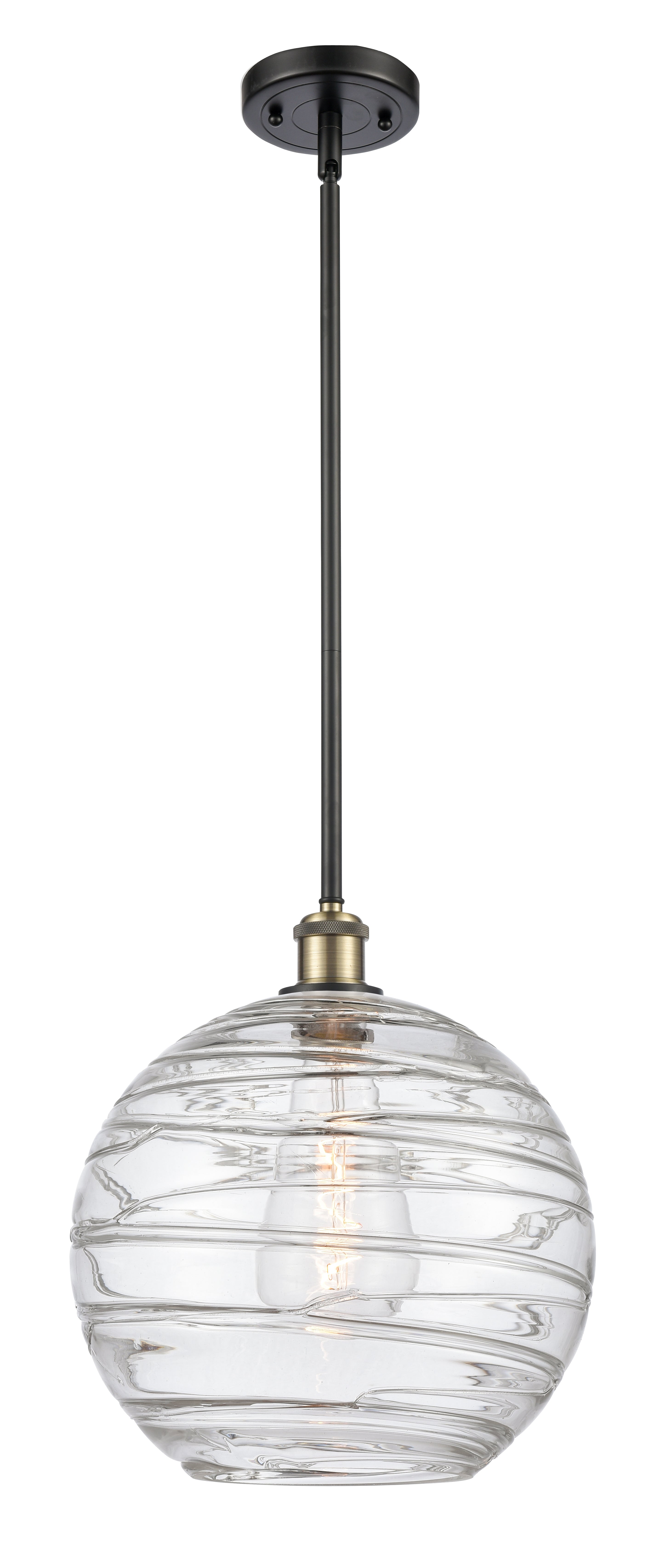 Ballston Mini Pendant Antique Brass Finish