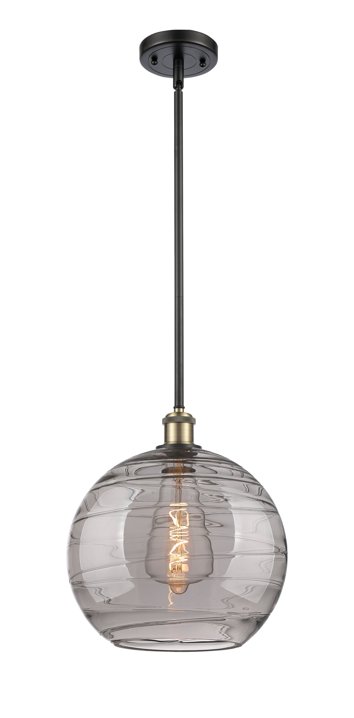 Ballston Mini Pendant Antique Brass Finish
