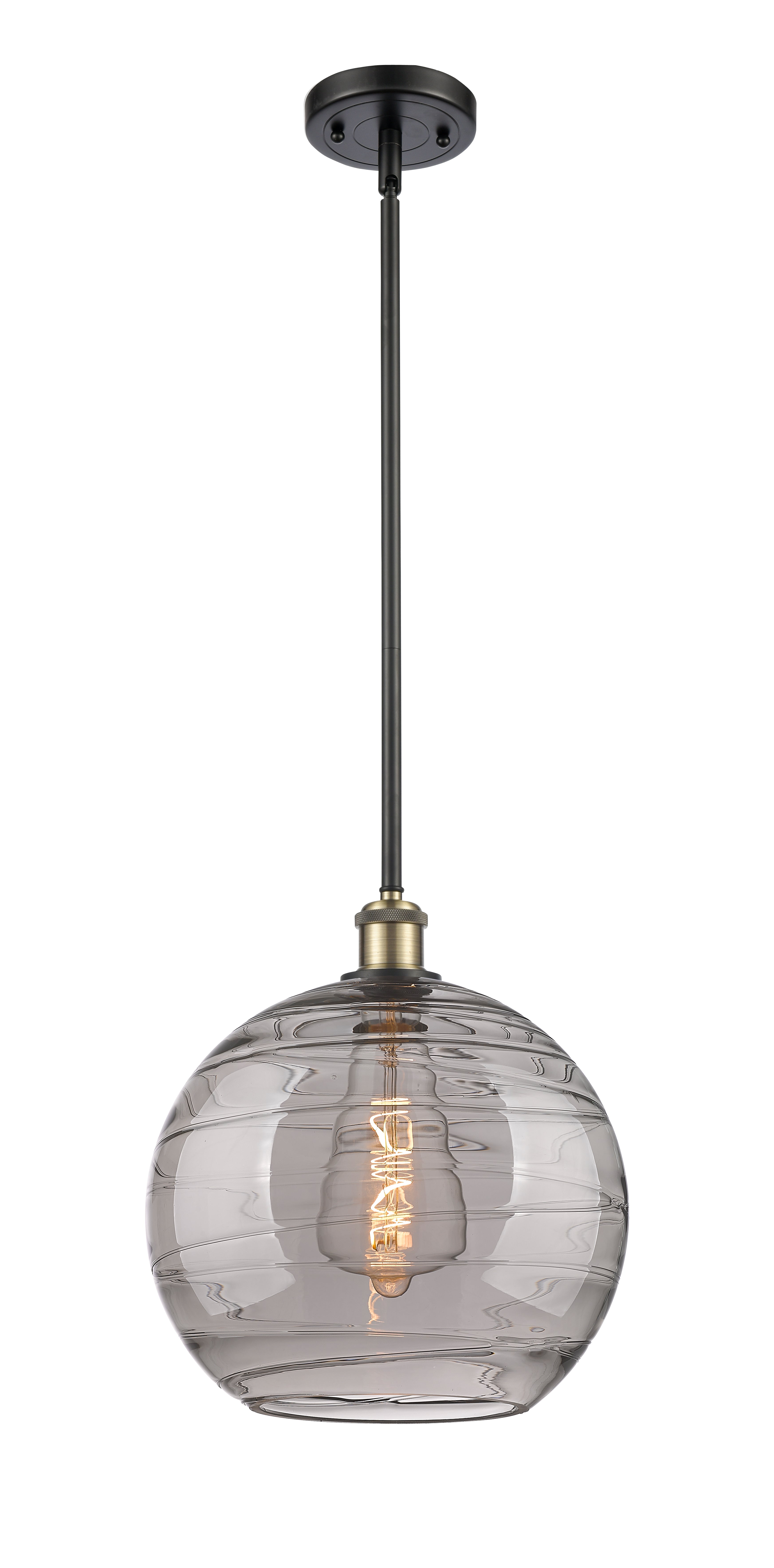 Ballston Mini Pendant Antique Brass Finish