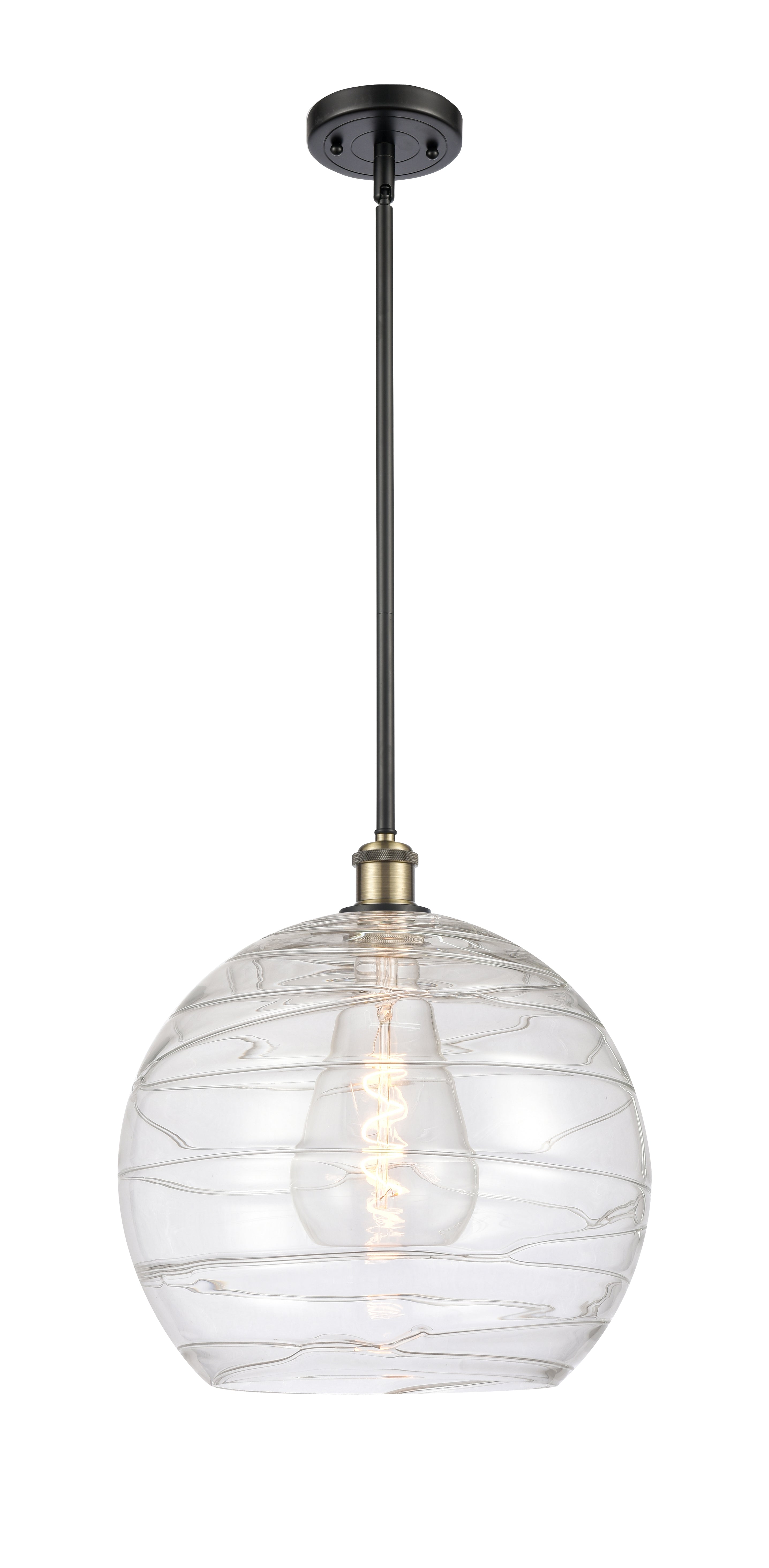 Ballston Mini Pendant Antique Brass Finish