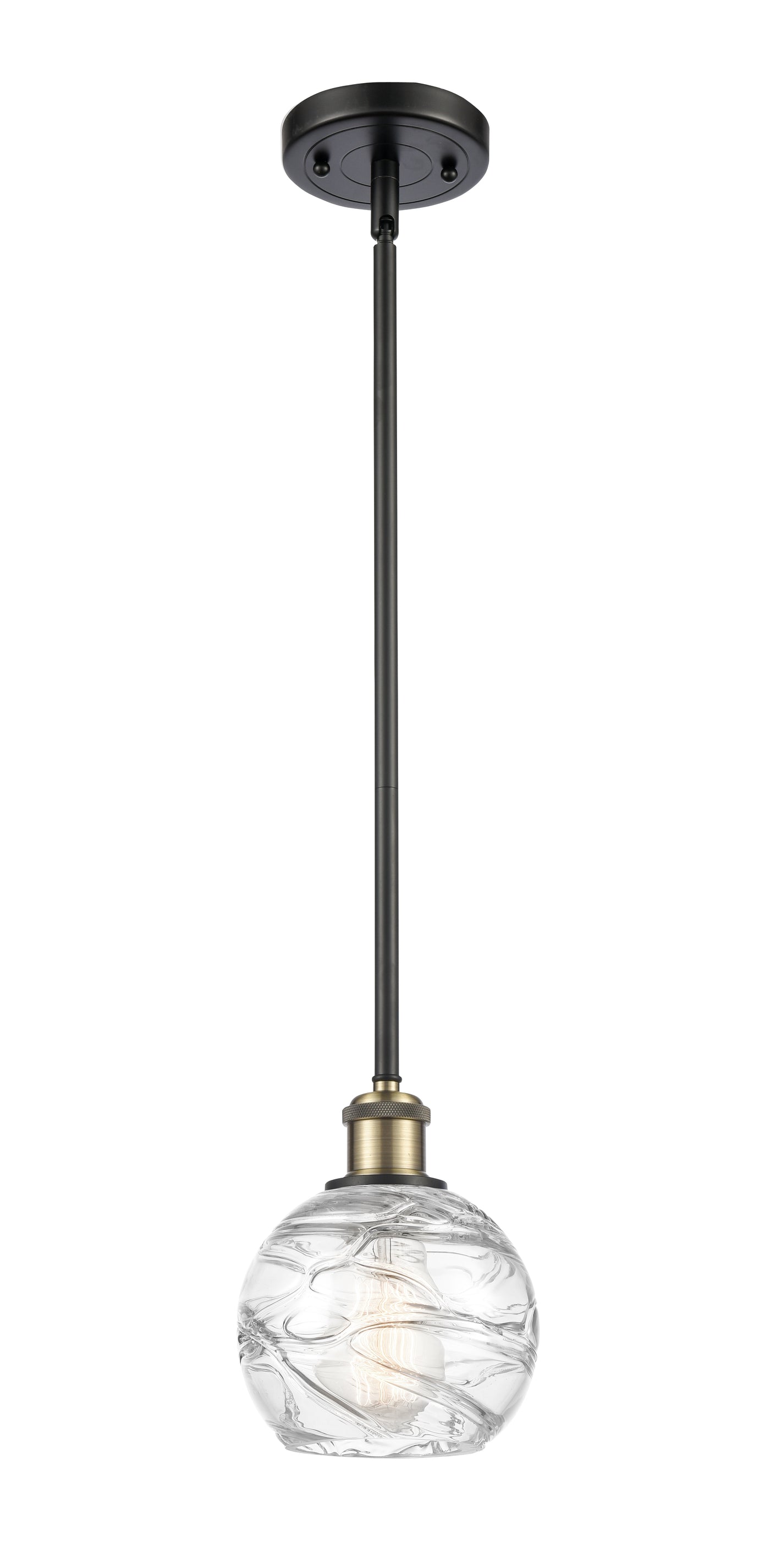 Ballston Mini Pendant Antique Brass Finish