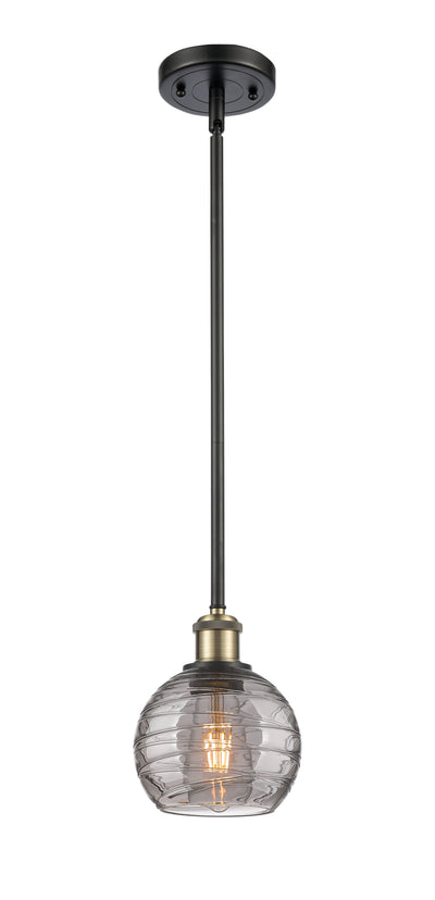 Ballston Mini Pendant Antique Brass Finish