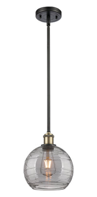 Ballston Mini Pendant Antique Brass 8 Inch