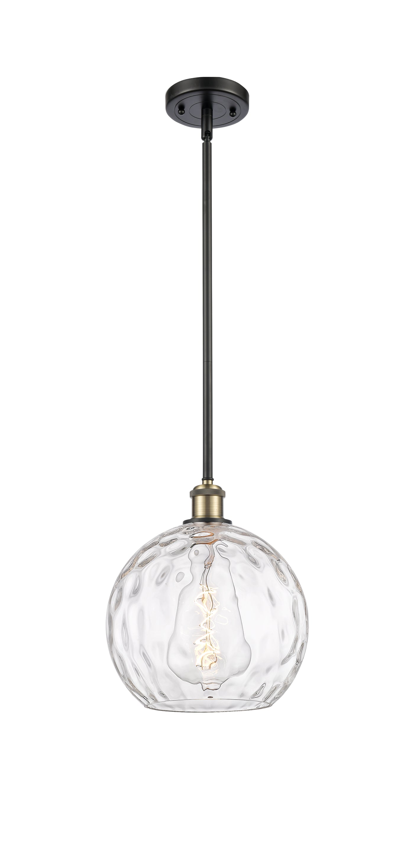 Ballston Mini Pendant Antique Brass 10 Inch