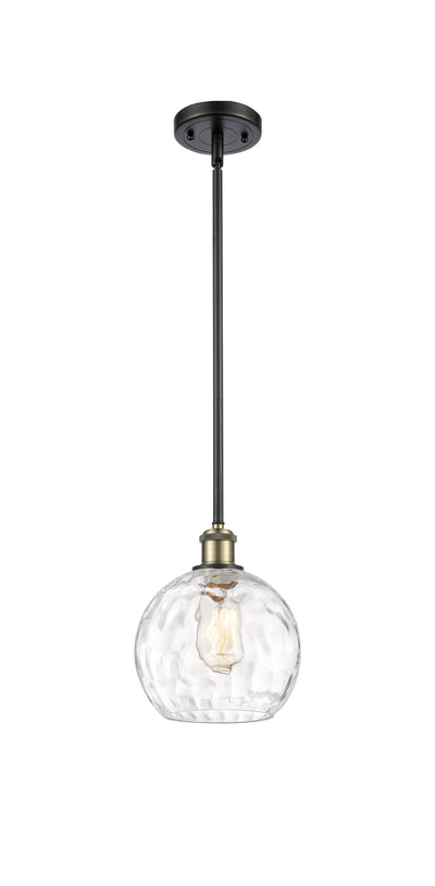 Ballston Mini Pendant Antique Brass Glass