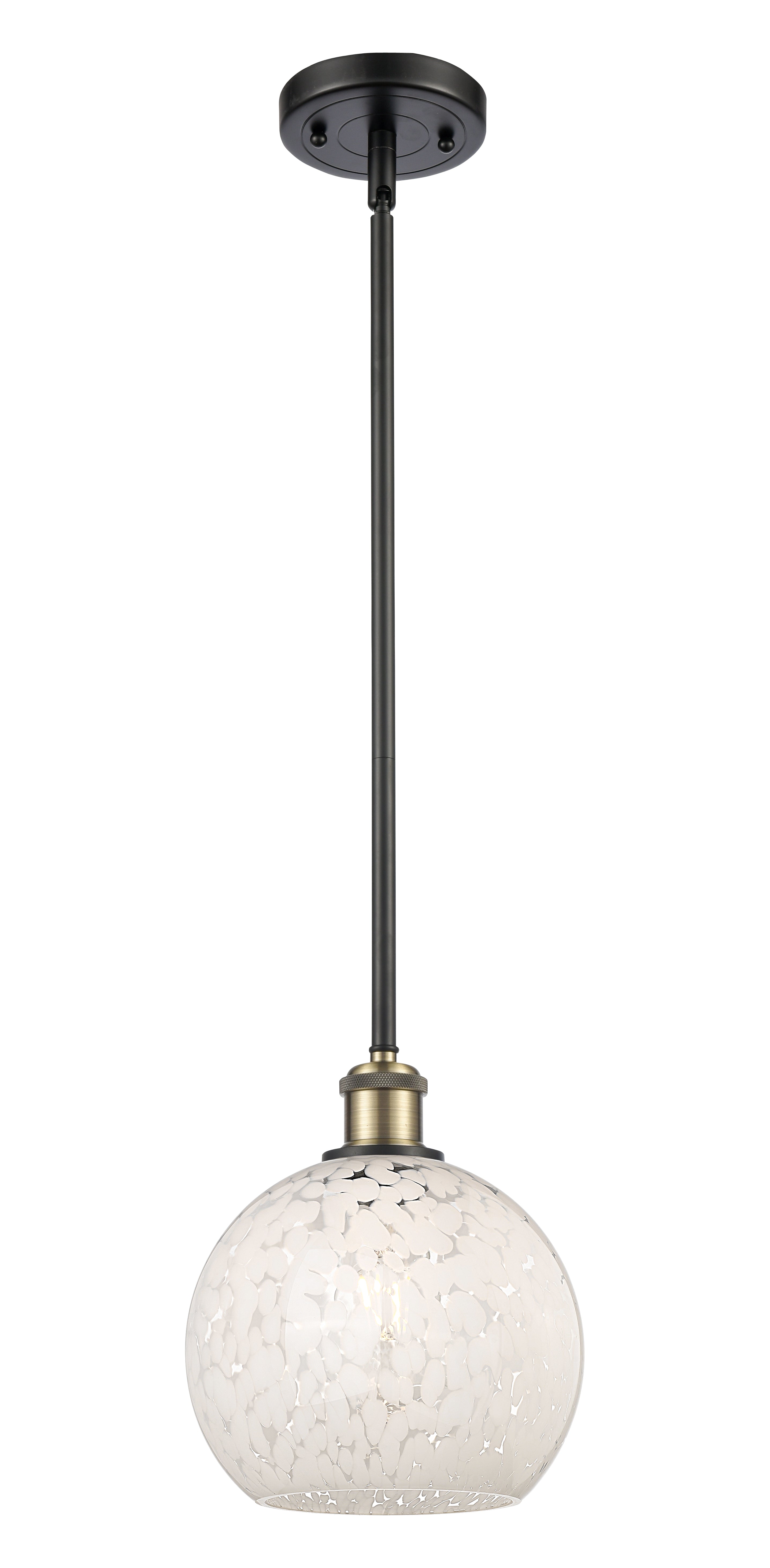 Ballston Mini Pendant Antique Brass Finish
