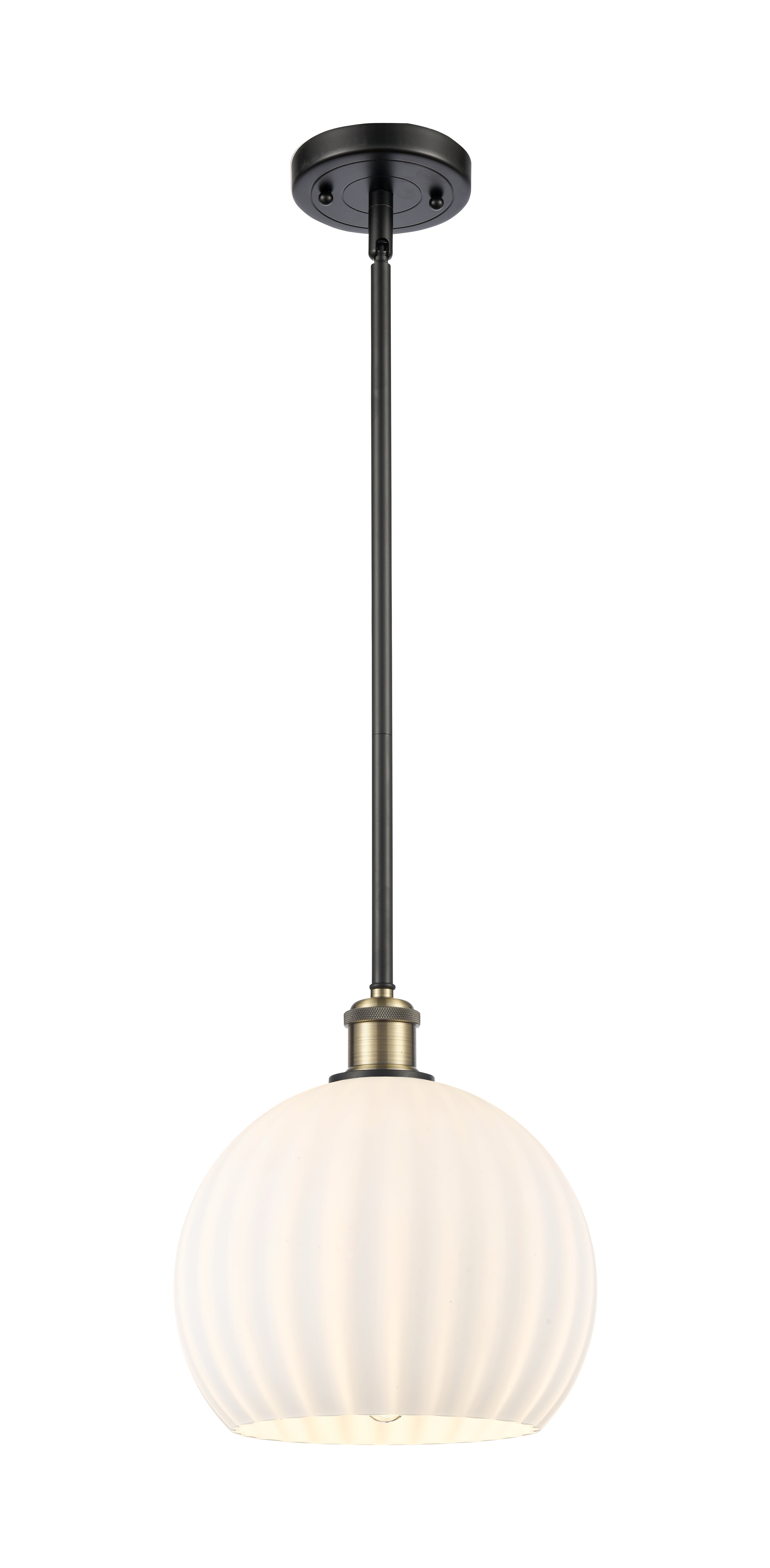 Ballston Mini Pendant Antique Brass Finish