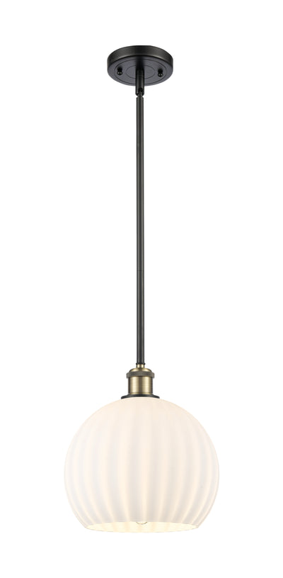 Ballston Mini Pendant Antique Brass Finish