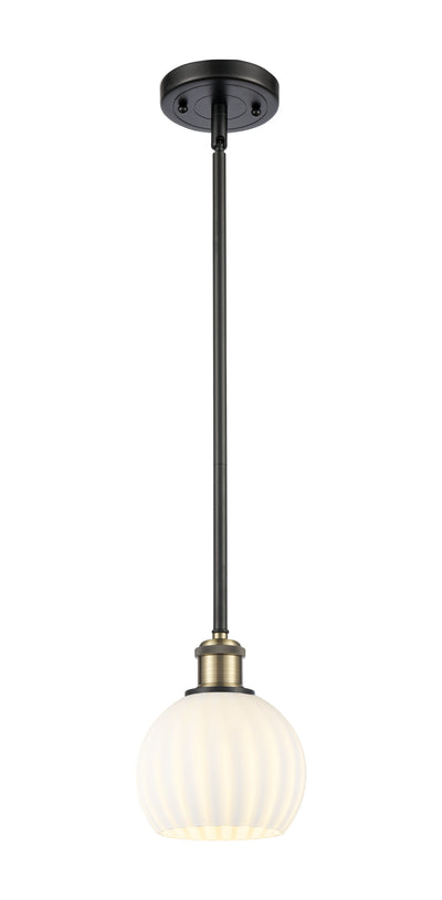 Ballston Mini Pendant Antique Brass Finish