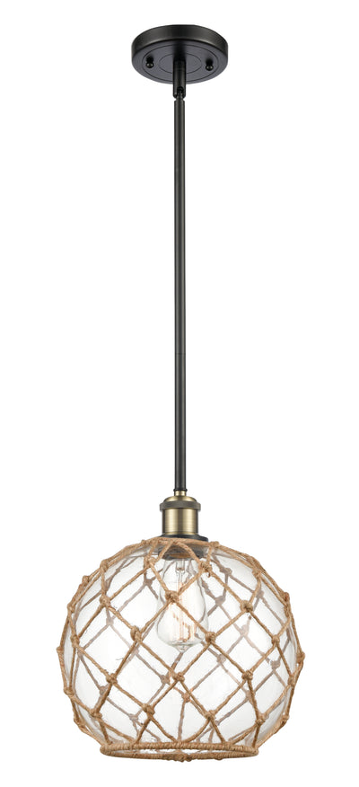 Ballston Mini Pendant Antique Brass Finish