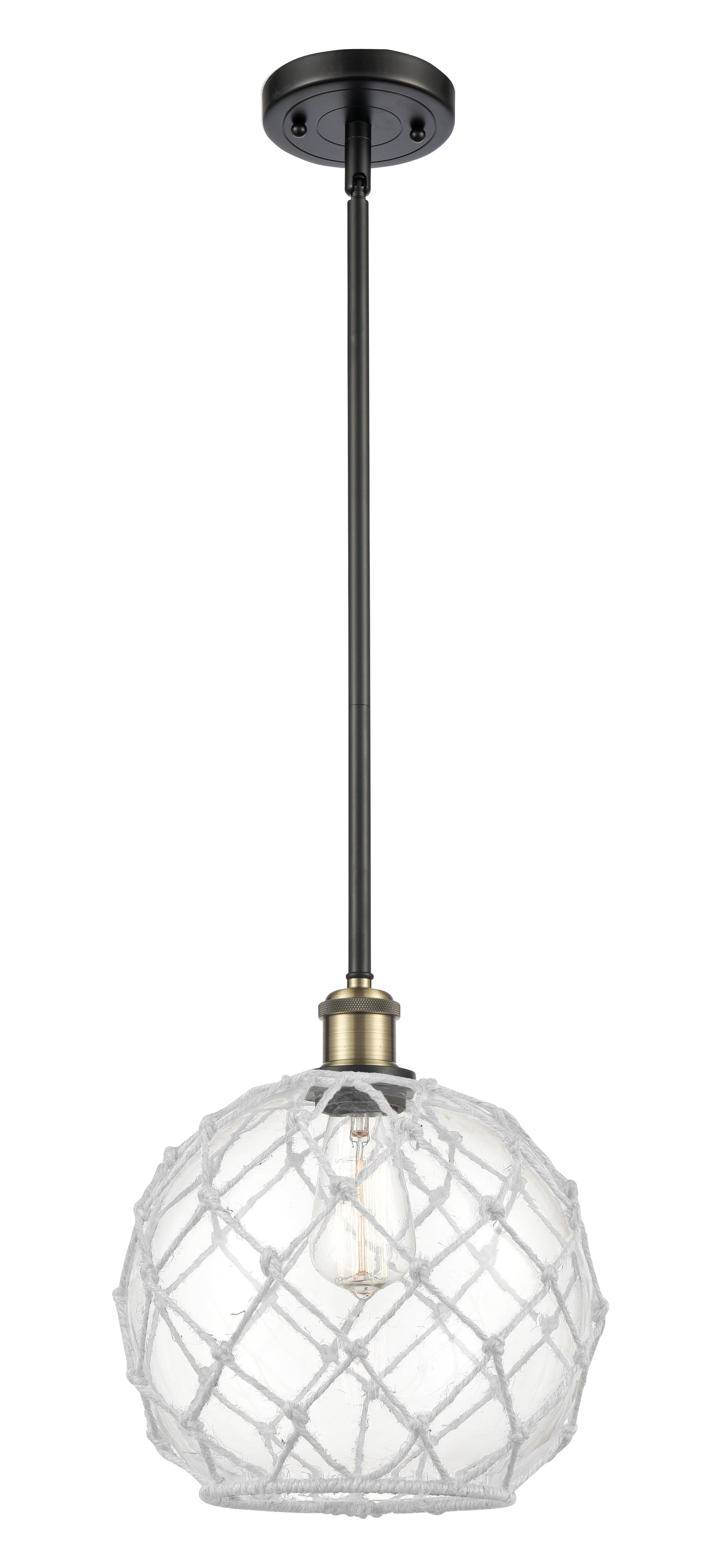 Ballston Mini Pendant Antique Brass Finish