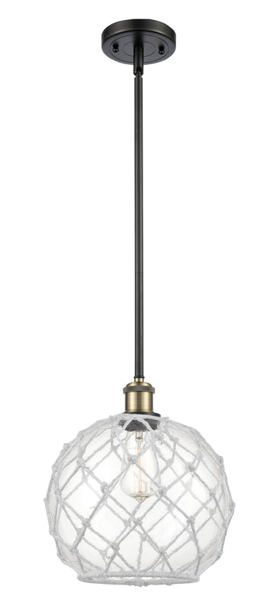 Ballston Mini Pendant Antique Brass Finish