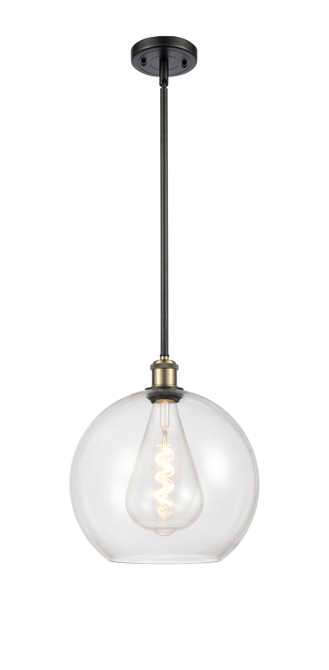Ballston Mini Pendant Antique Brass Finish
