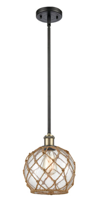 Ballston Mini Pendant Antique Brass Finish