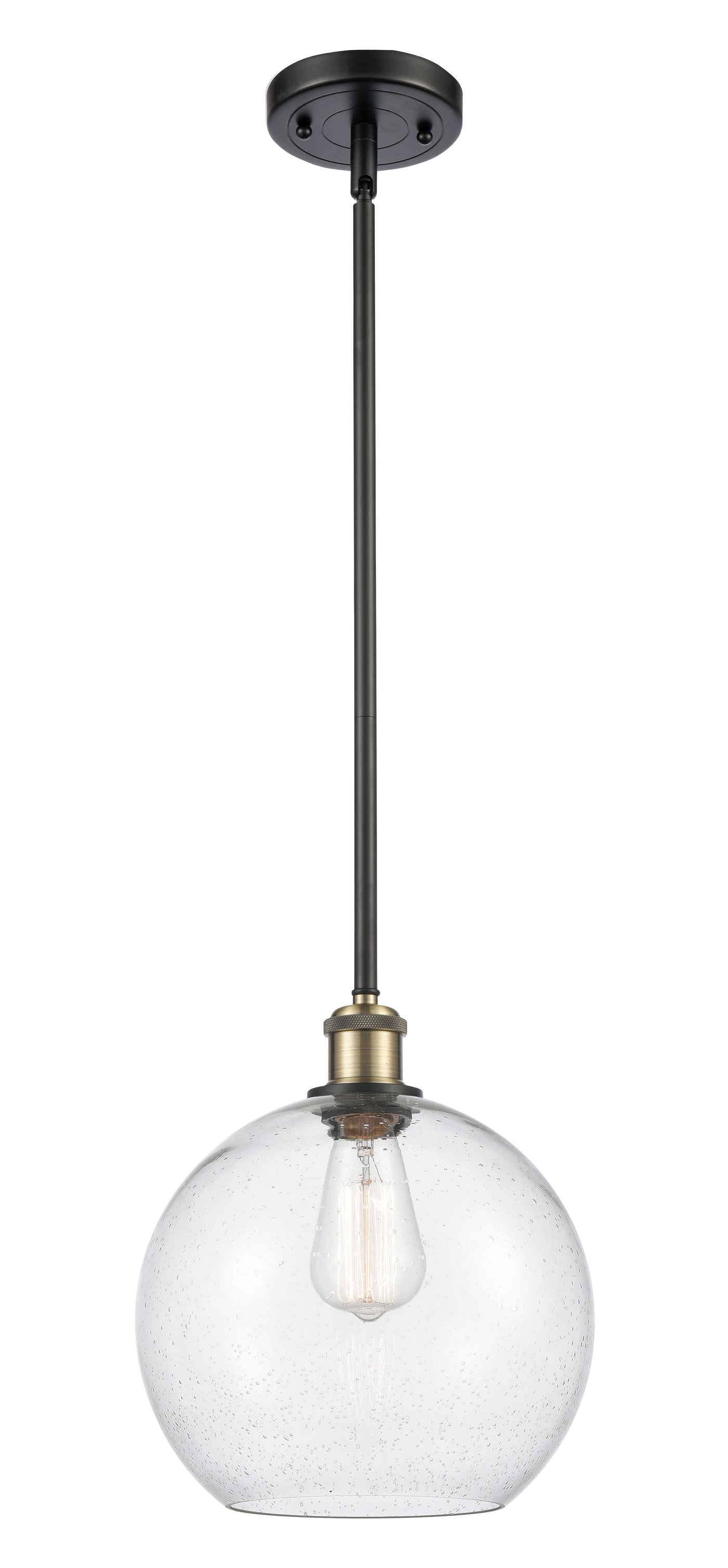 Ballston Mini Pendant Antique Brass Finish