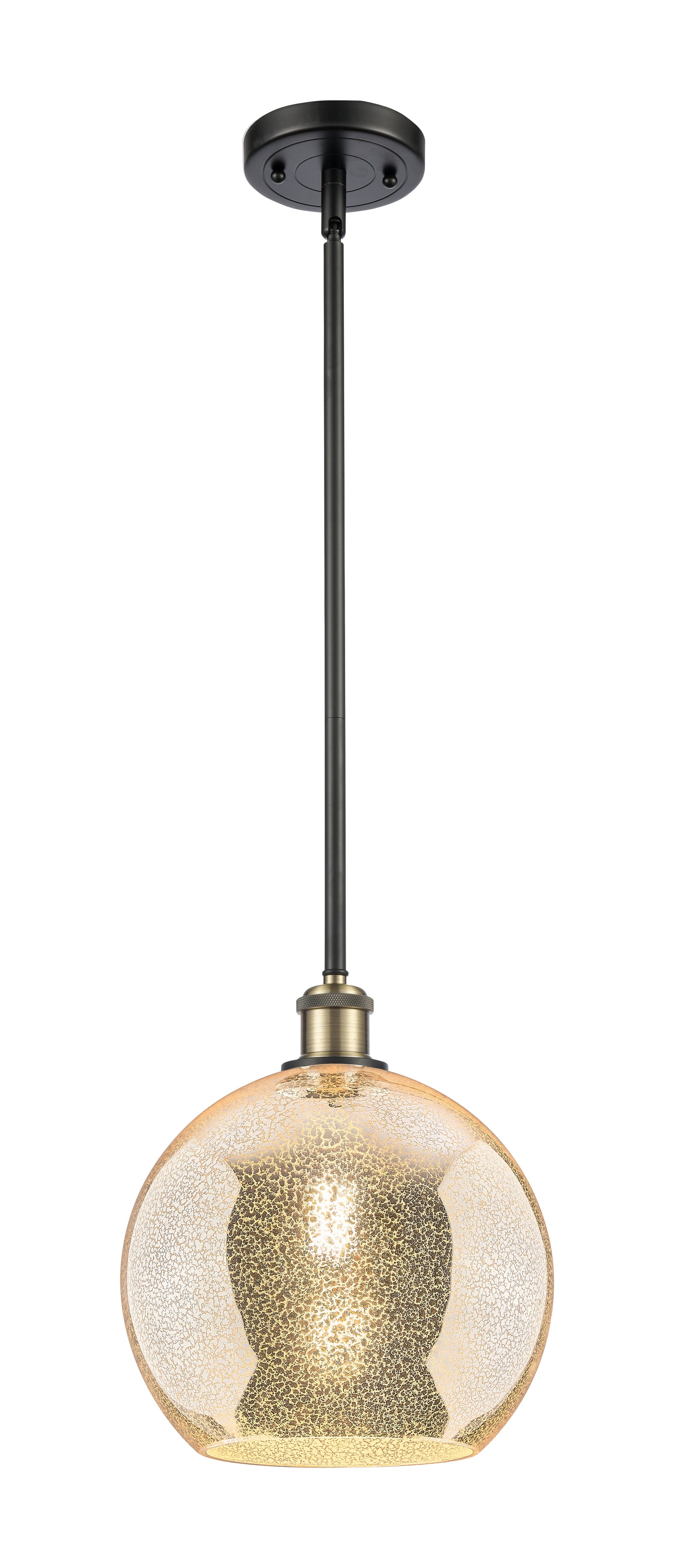 Ballston Mini Pendant Antique Brass Finish