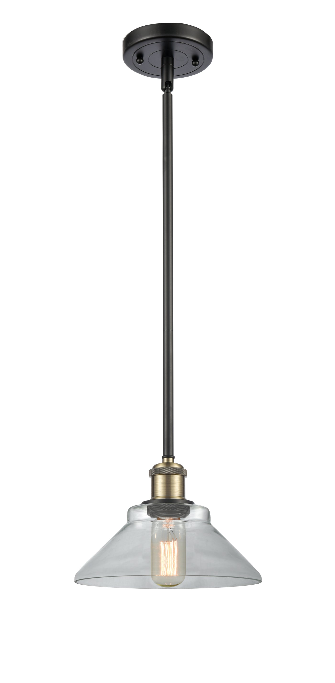 Ballston Mini Pendant Antique Brass Finish