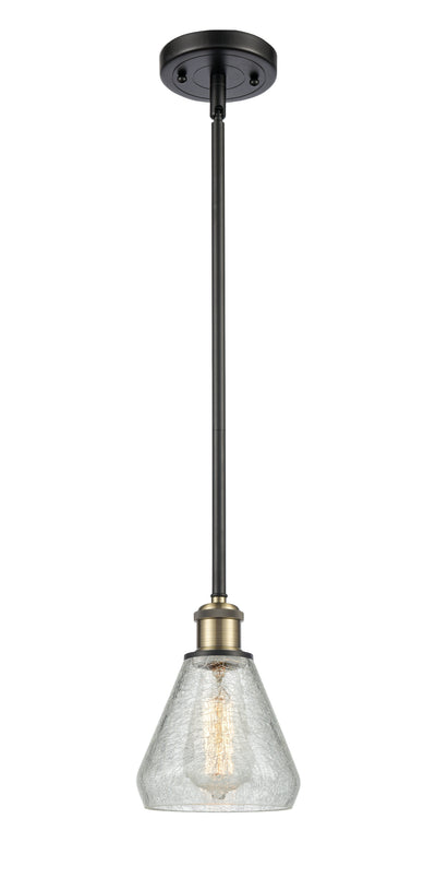 Ballston Mini Pendant Antique Brass Finish