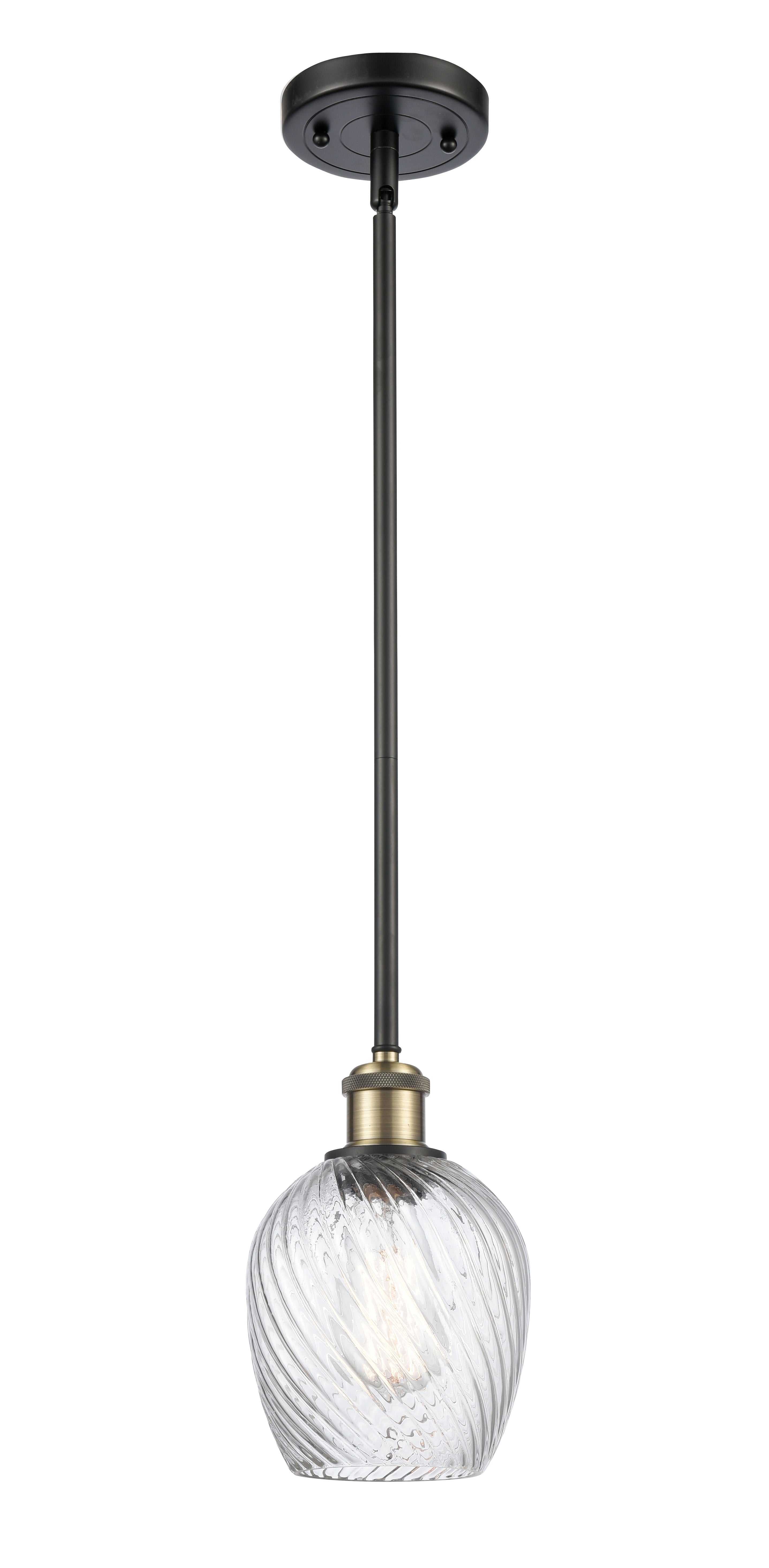 Ballston Mini Pendant Antique Brass Cast