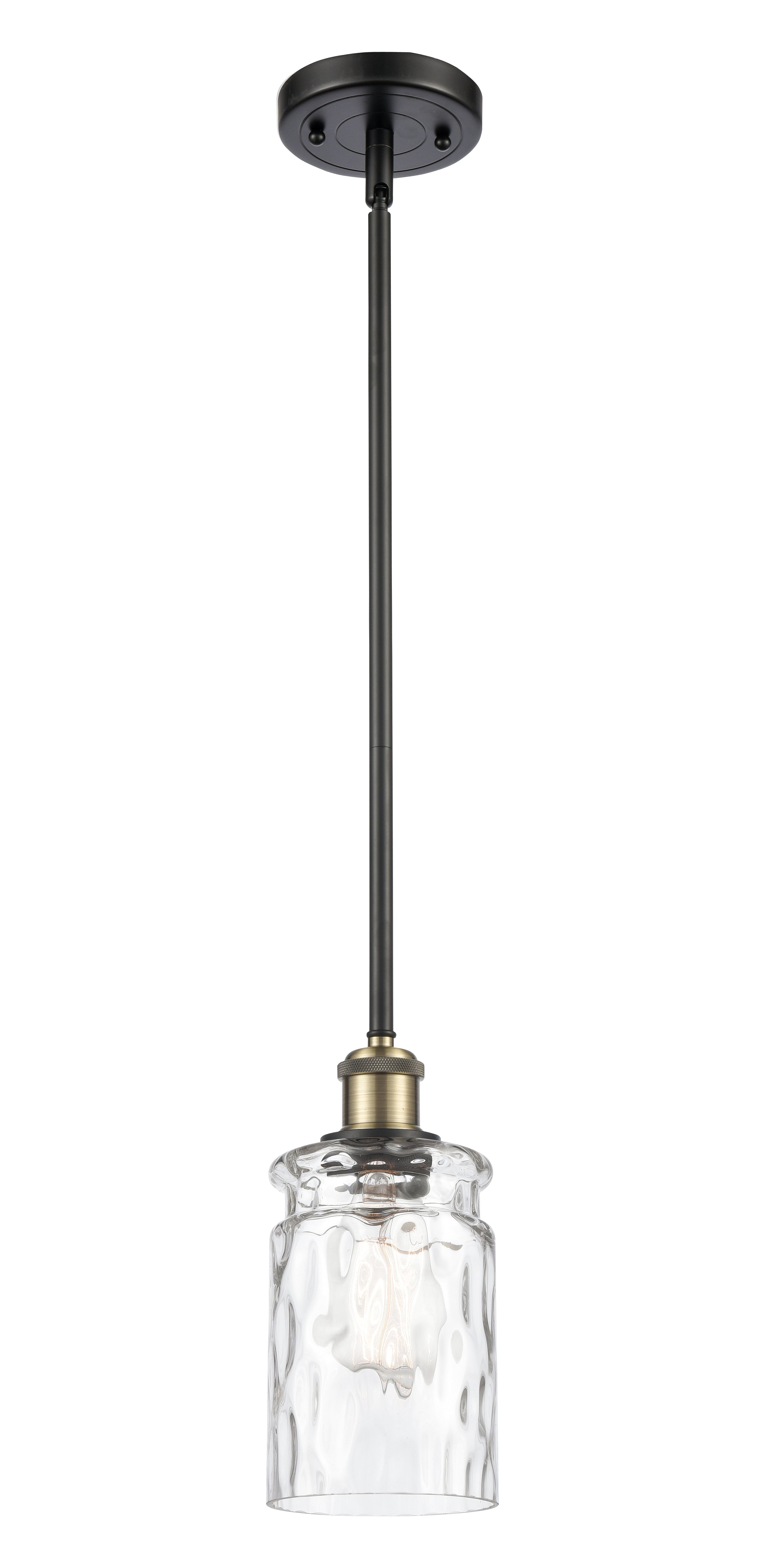 Ballston Mini Pendant Antique Brass Finish