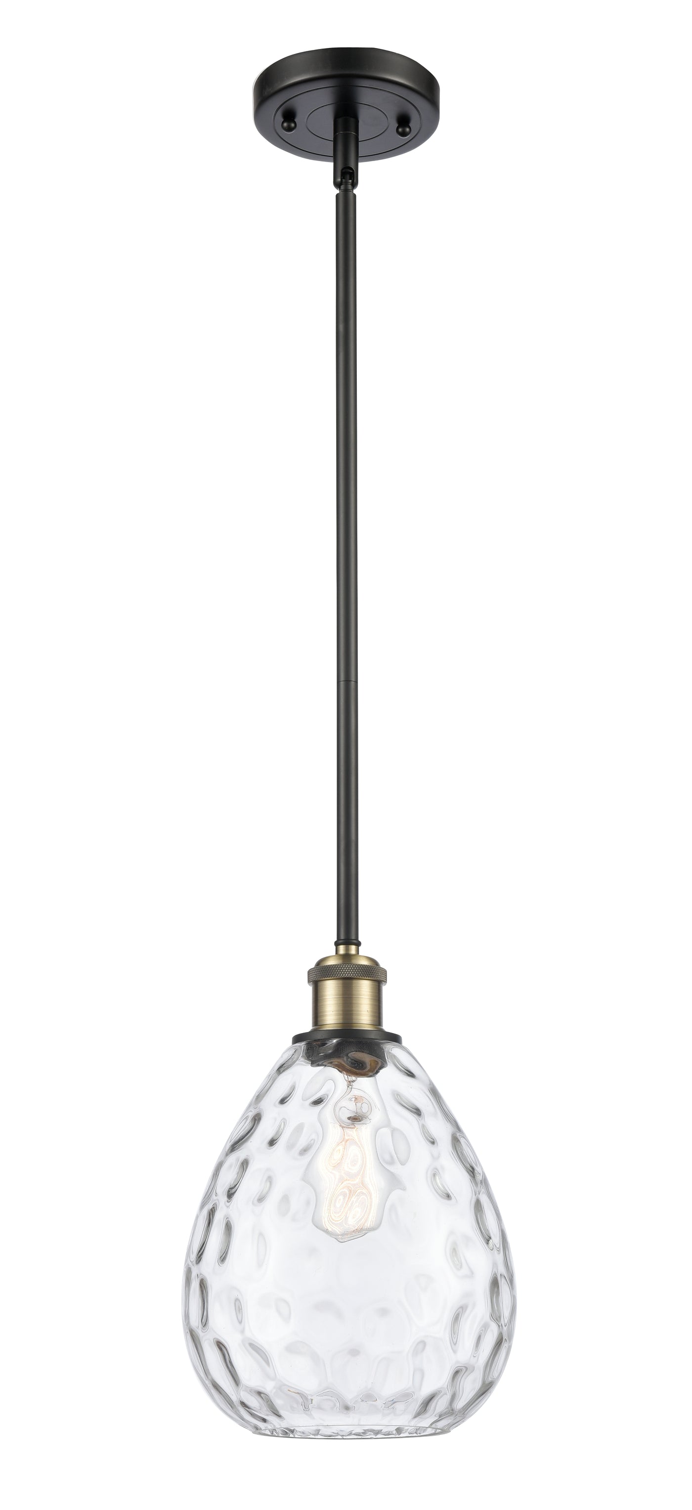 Ballston Mini Pendant Antique Brass Finish