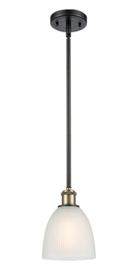 Ballston Mini Pendant Antique Brass Finish