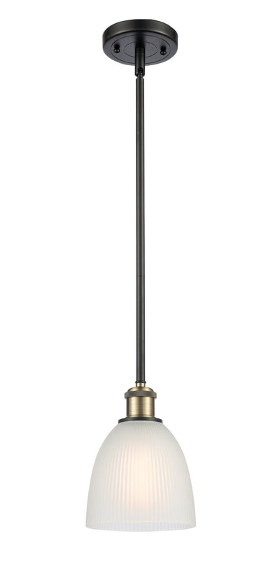 Ballston Mini Pendant Antique Brass Finish