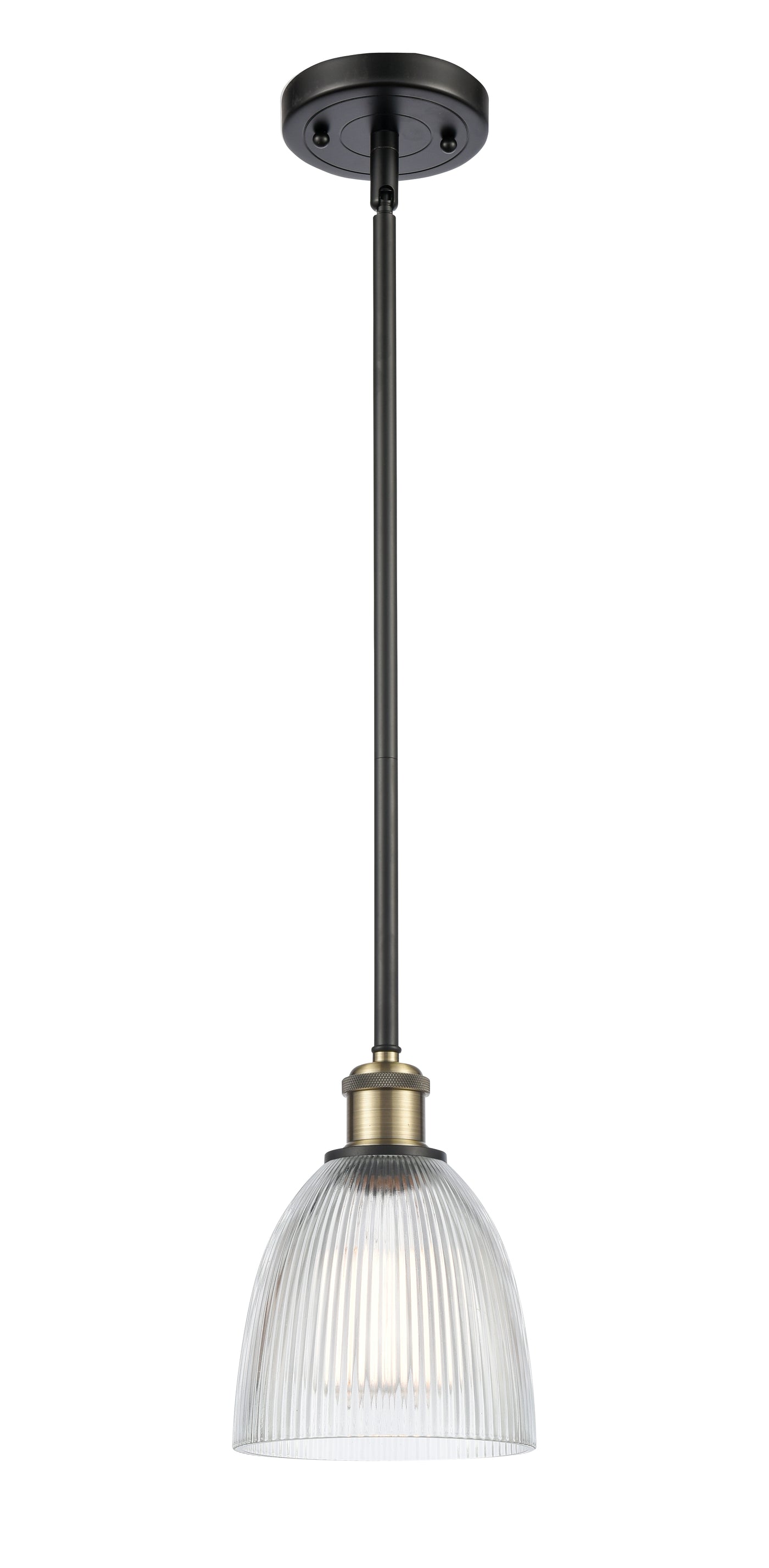 Ballston Mini Pendant Antique Brass Finish