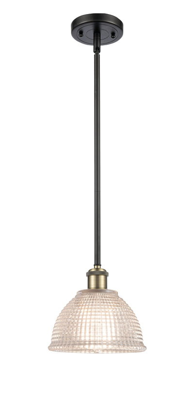 Ballston Mini Pendant Antique Brass 8 Inch