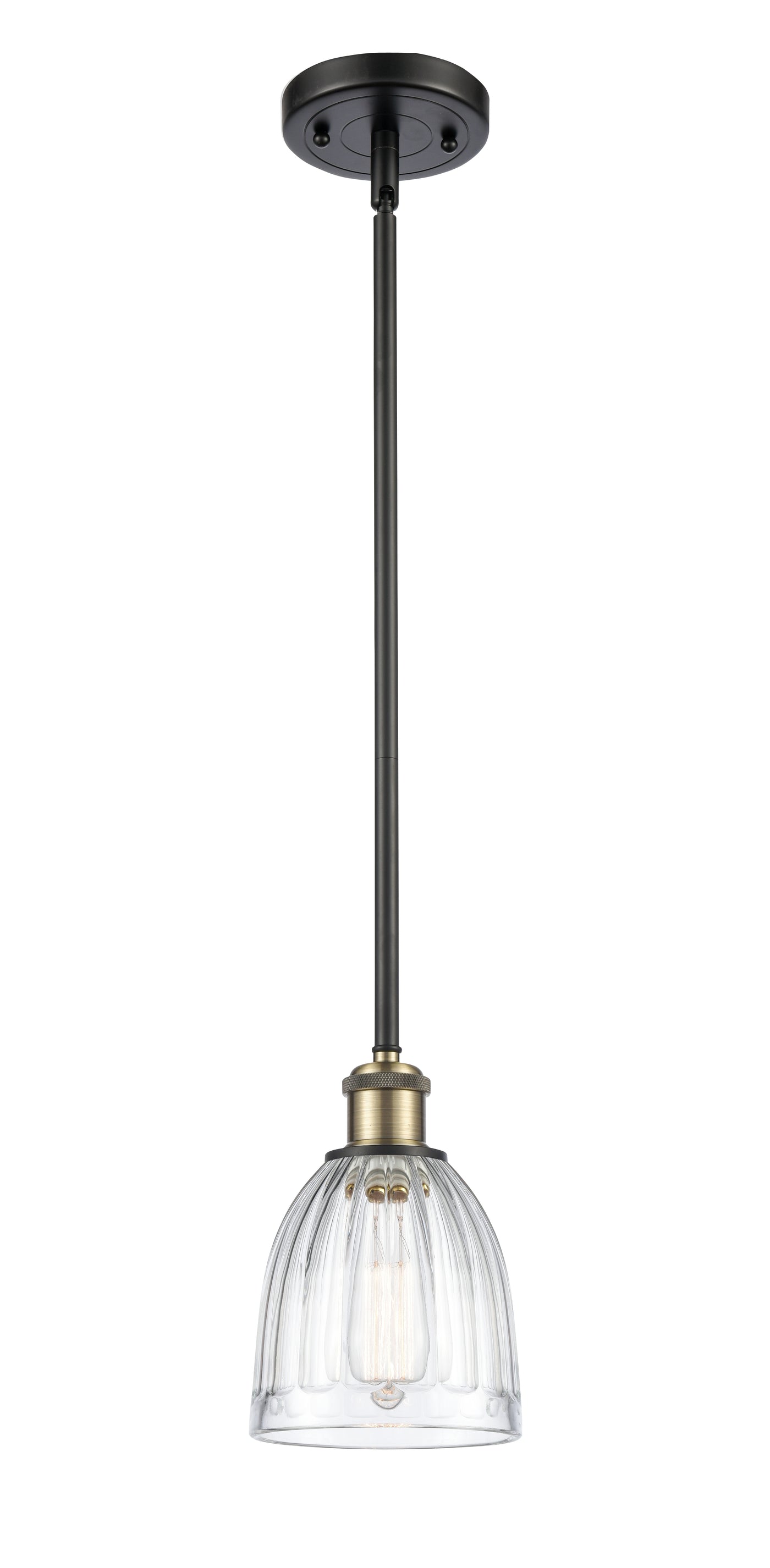 Ballston Mini Pendant Antique Brass Finish